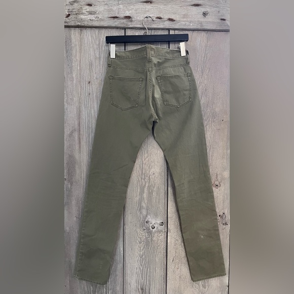 J. Crew 484 Slim 5 Pocket Pant in Green - Picture 4 of 4